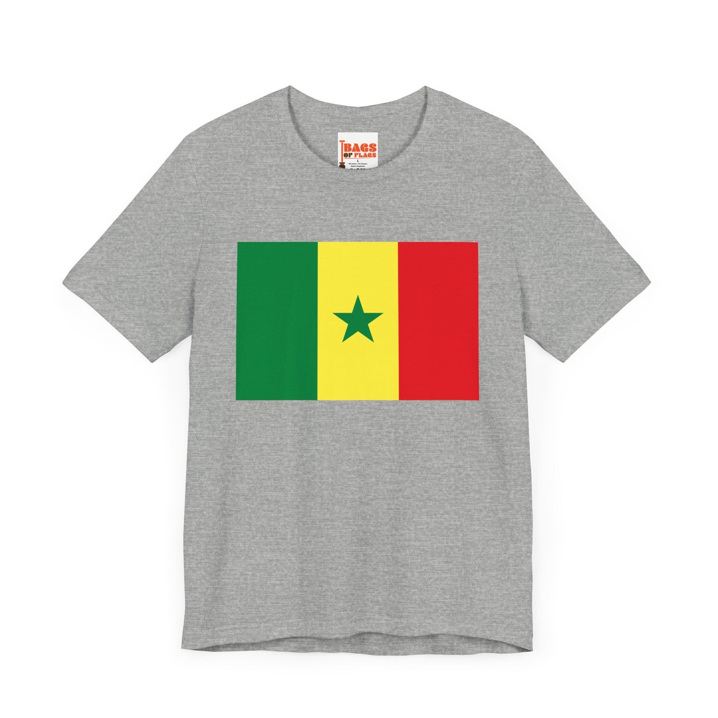 Senegal Flag on T-shirt