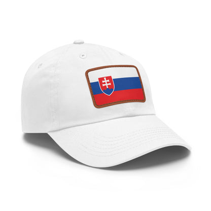 Slovakia Leather Patch Hat