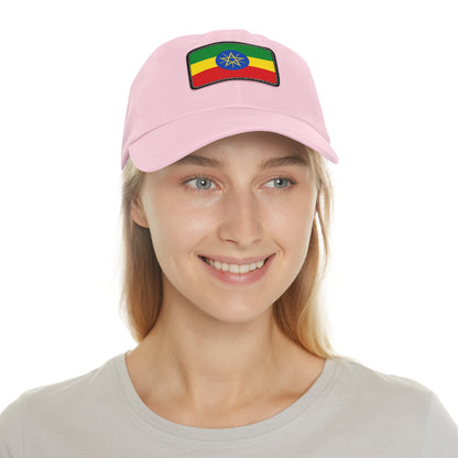 Ethiopia Leather Patch Hat