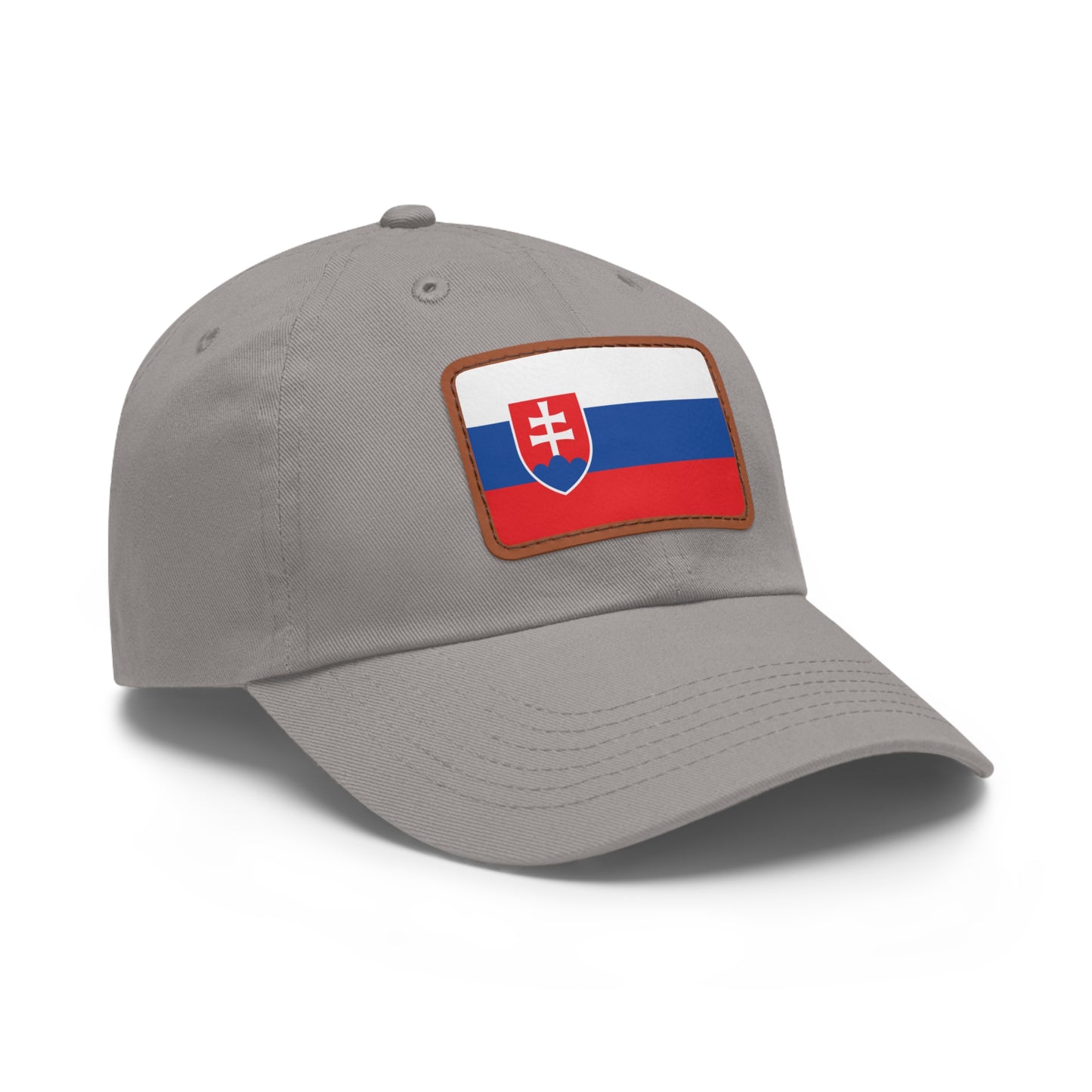 Slovakia Leather Patch Hat