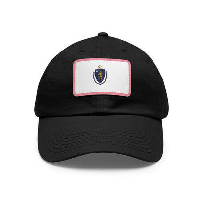 Massachusetts Leather Patch Hat