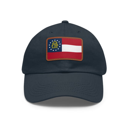 Georgia Leather Patch Hat