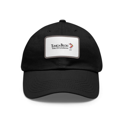 Tunica-Biloxi Tribe Leather Patch Hat