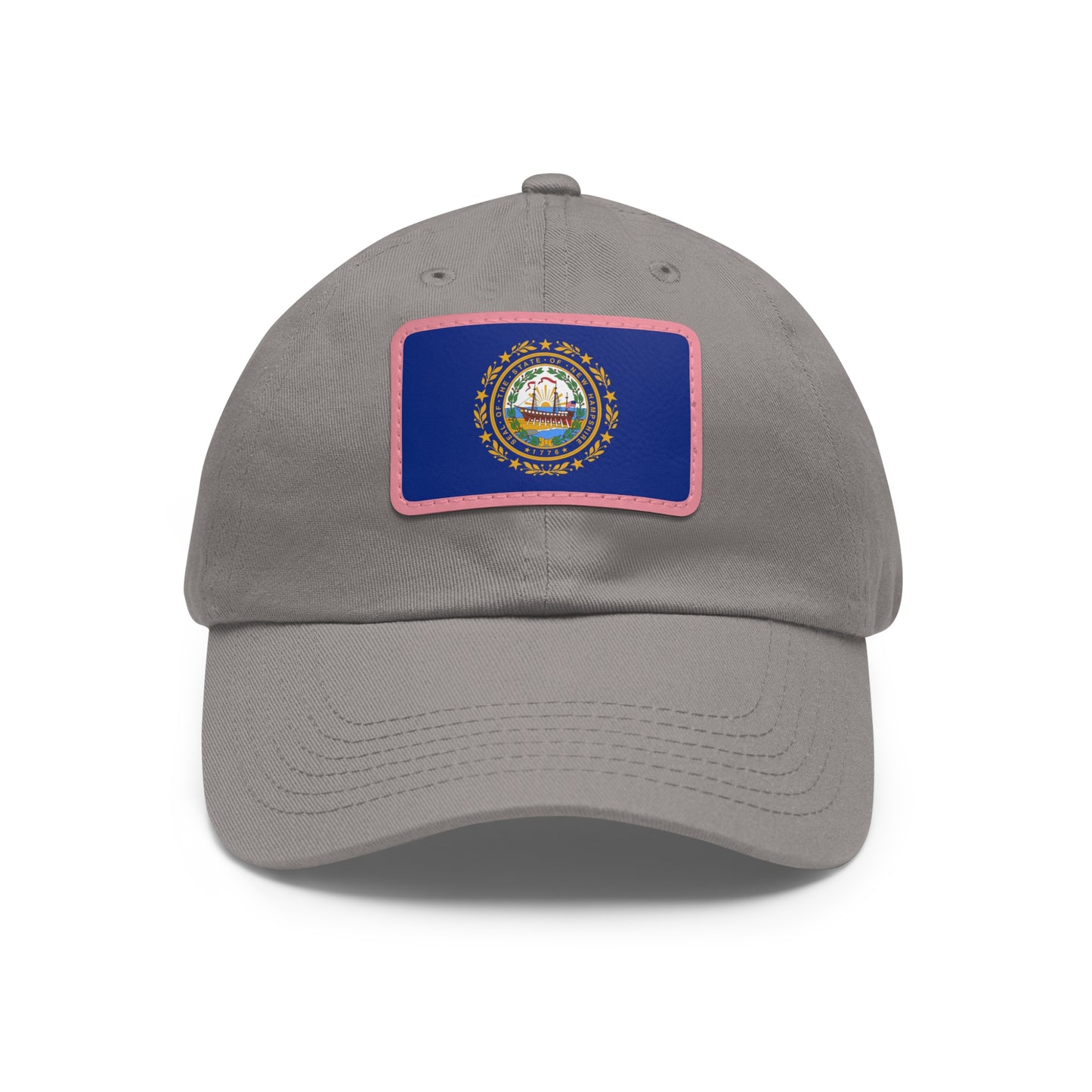 New Hampshire Leather Patch Hat