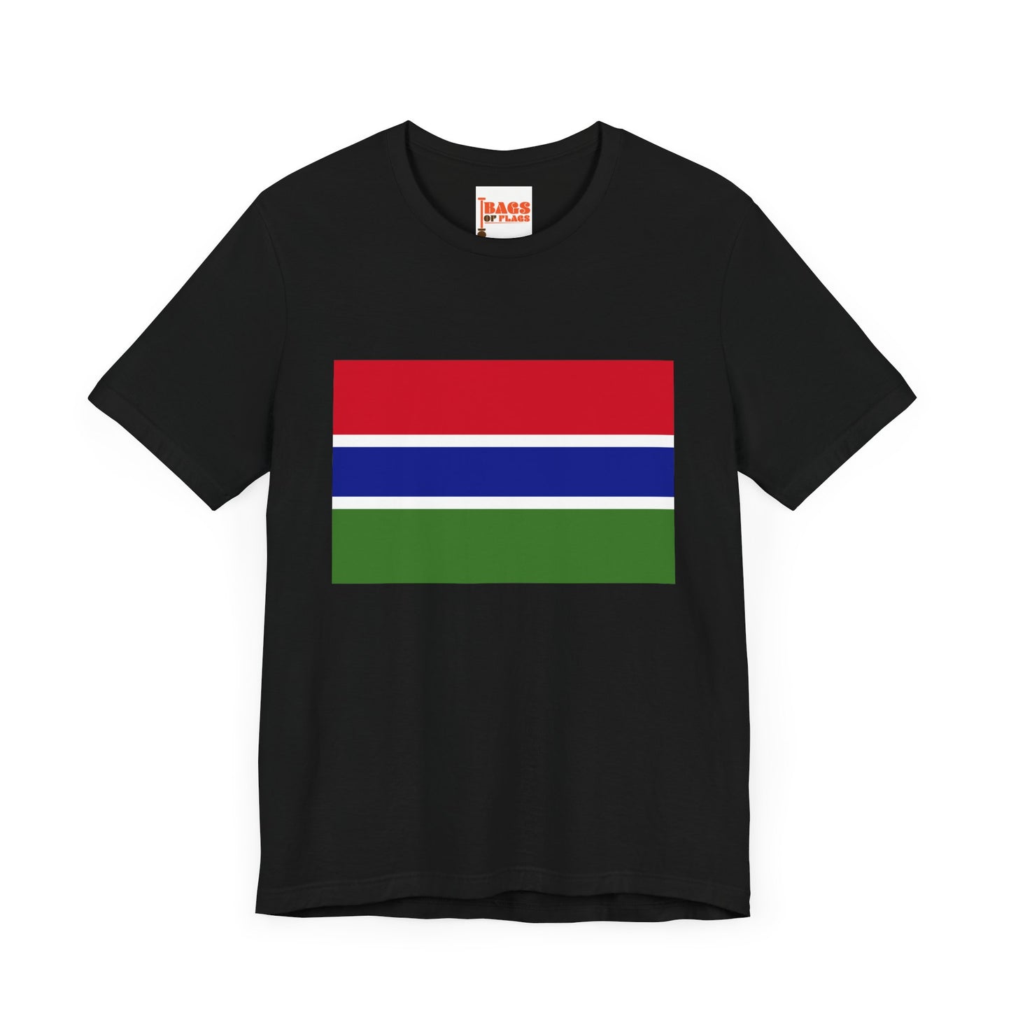 The Gambia Flag on T-shirt