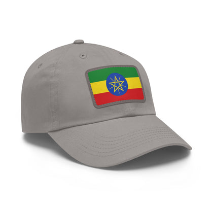 Ethiopia Leather Patch Hat