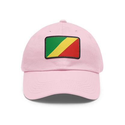 Republic of the Congo Leather Patch Hat