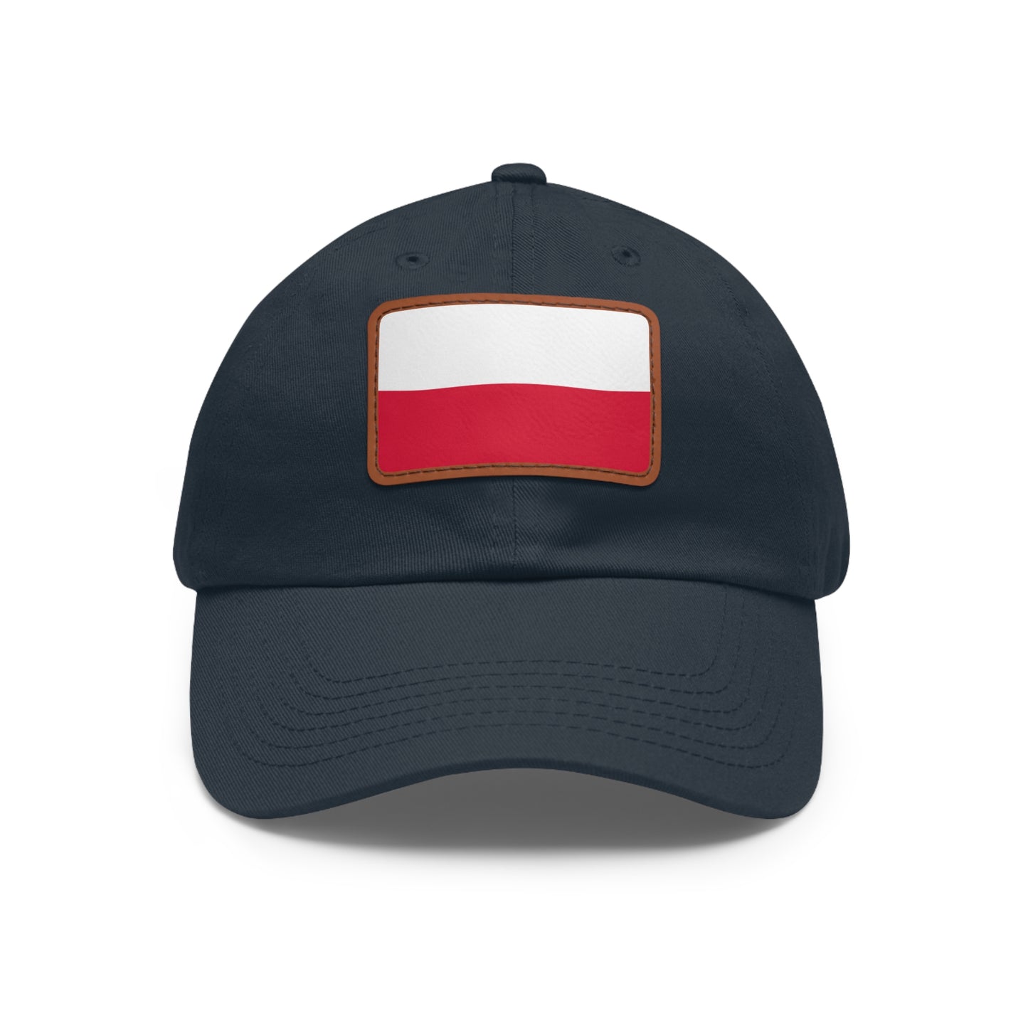 Poland Leather Patch Hat