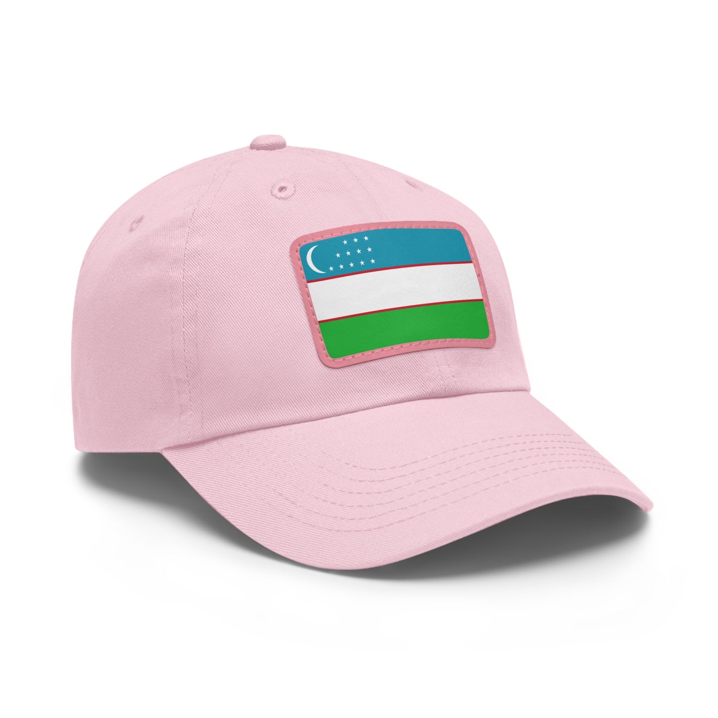 Uzbekistan Leather Patch Hat