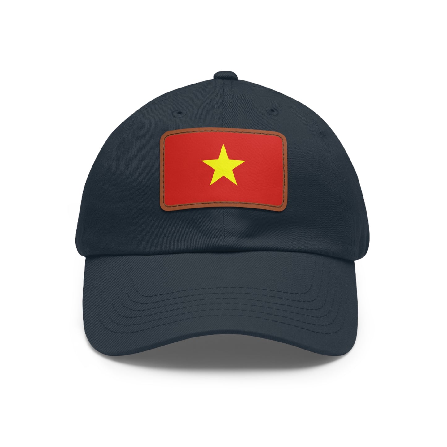 Vietnam Leather Patch Hat