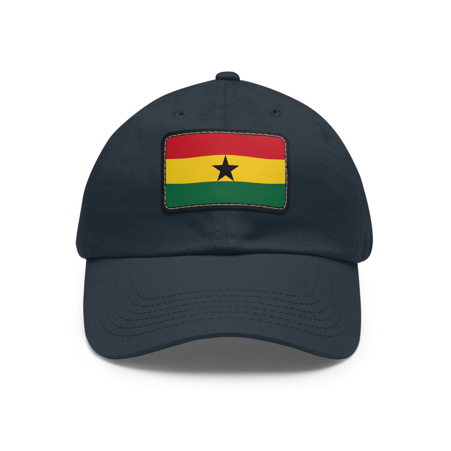 Ghana Leather Patch Hat