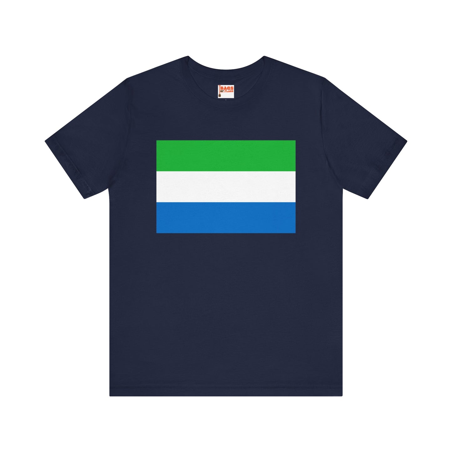 Sierra Leone Flag on T-shirt