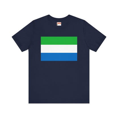 Sierra Leone Flag on T-shirt