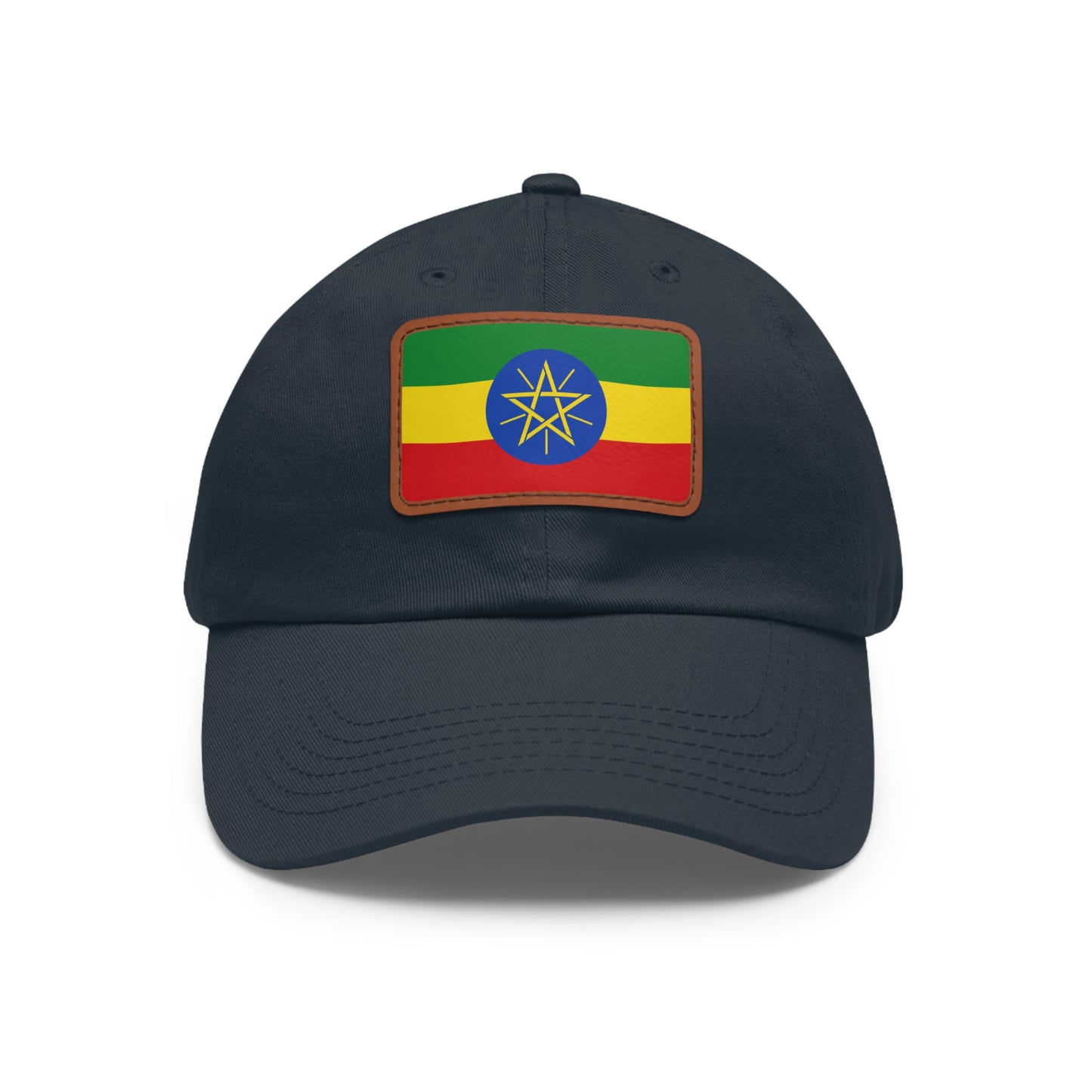 Ethiopia Leather Patch Hat
