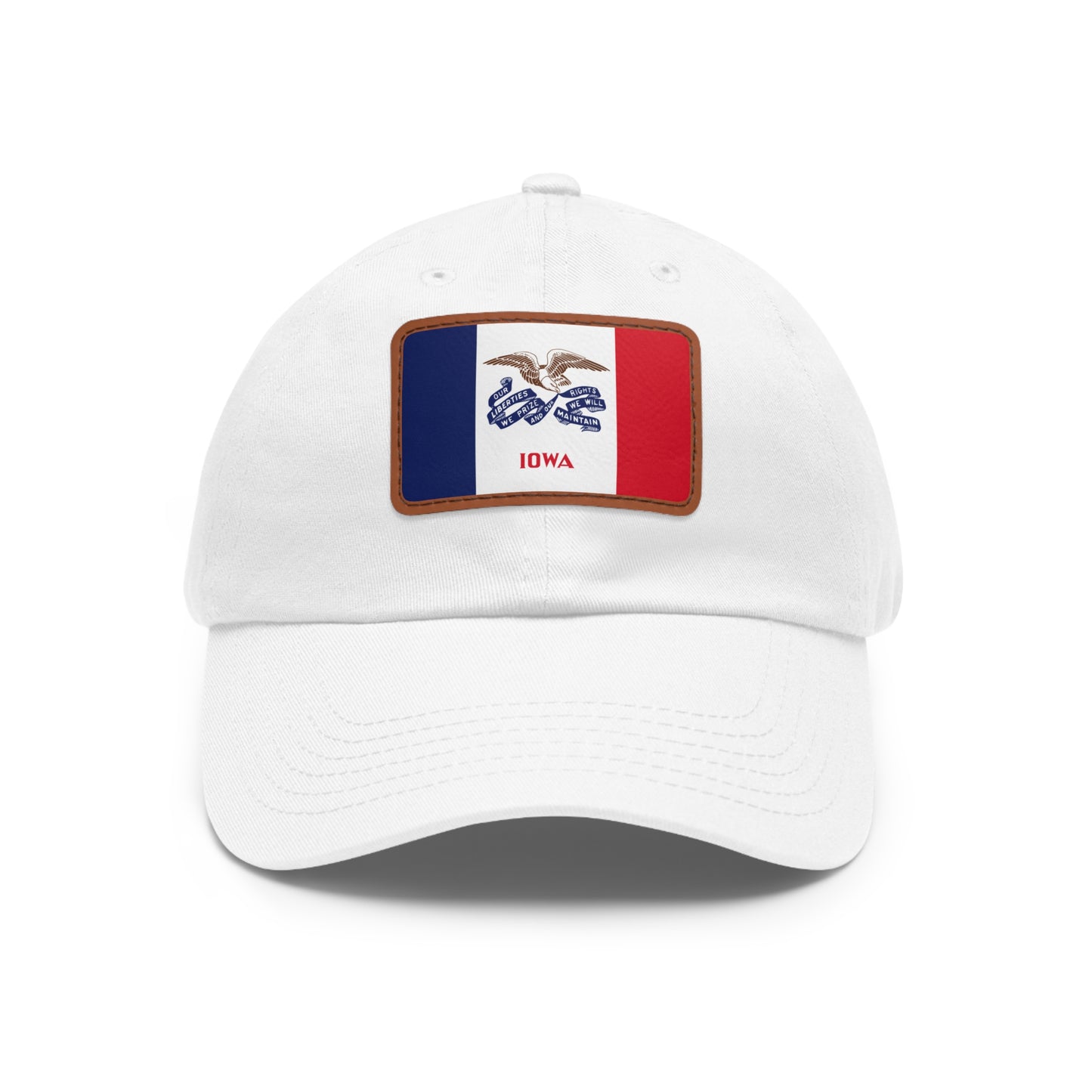 Iowa Leather Patch Hat