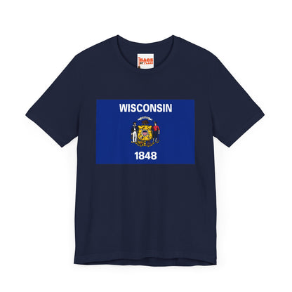 Wisconsin Flag T-shirts