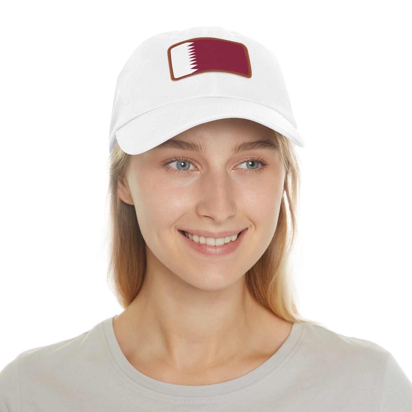 Qatar Leather Patch Hat