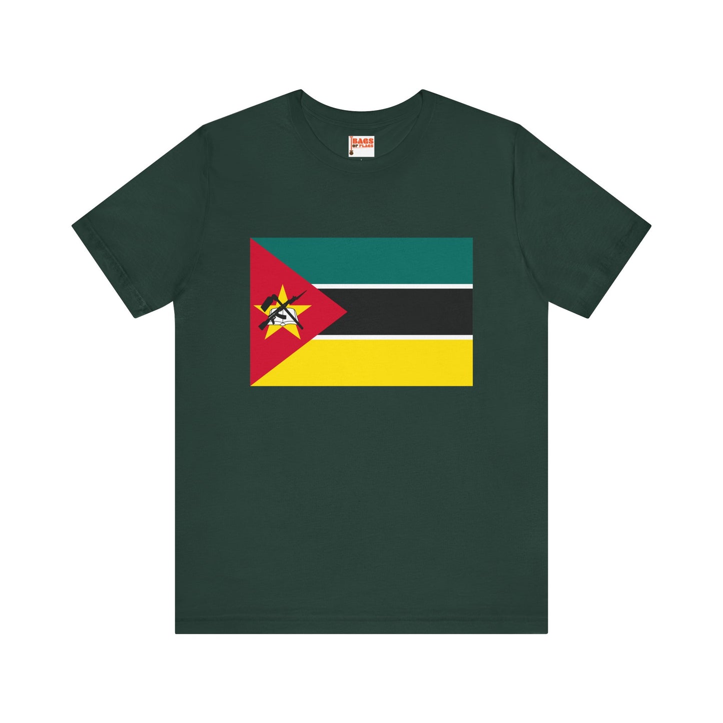 Mozambique Flag on T-shirt