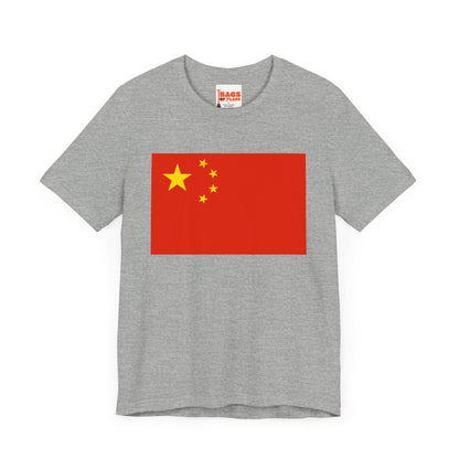 China Flag on T-shirt