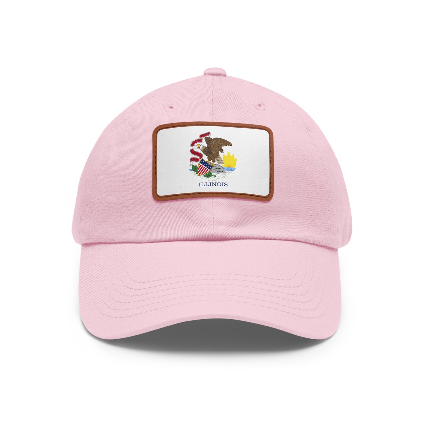 Illinois Leather Patch Hat