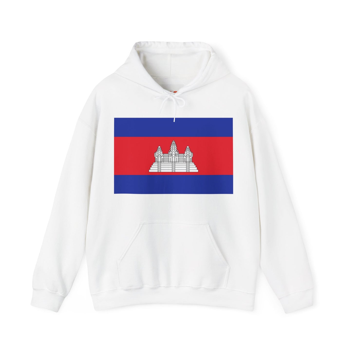 Cambodia Flag on Hoodie