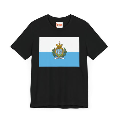 San Marino Flag on T-shirt