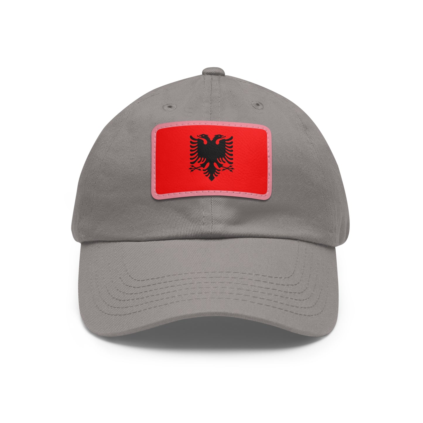 Albania Leather Patch Hat