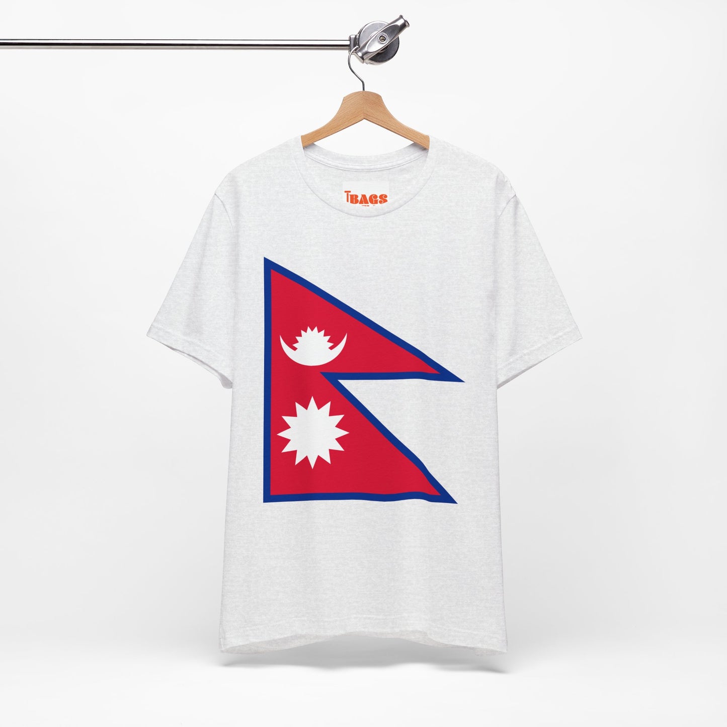 Nepal Flag on T-shirt