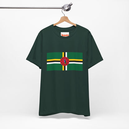 Dominica Flag on T-shirt