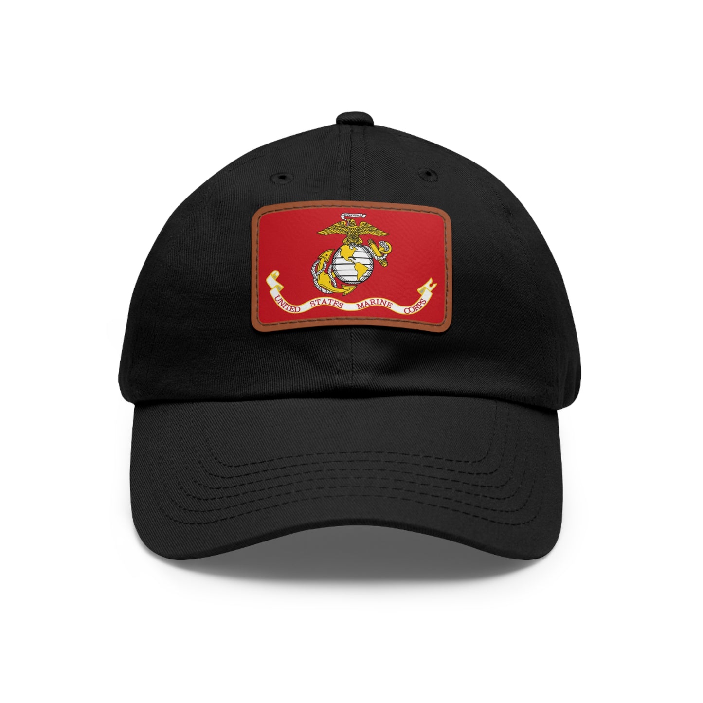 US Marine Corps Leather Patch Hat