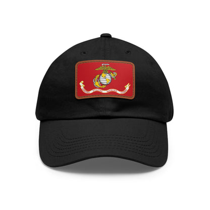 US Marine Corps Leather Patch Hat