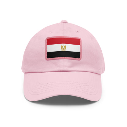 Egypt Leather Patch Hat