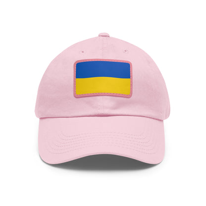Ukraine Leather Patch Hat