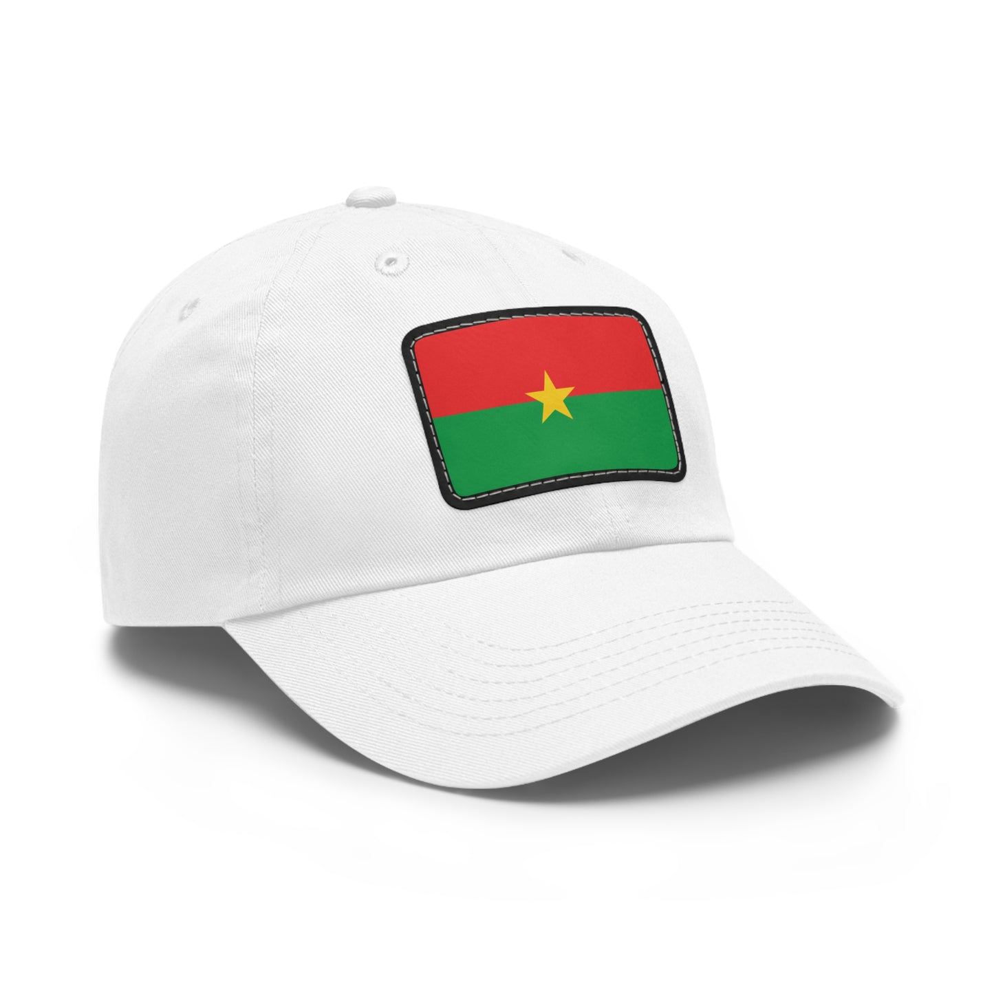 Burkina Faso Leather Patch Hat