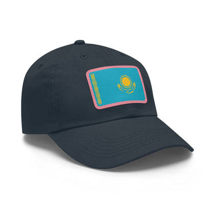 Kazakhstan Leather Patch Hat