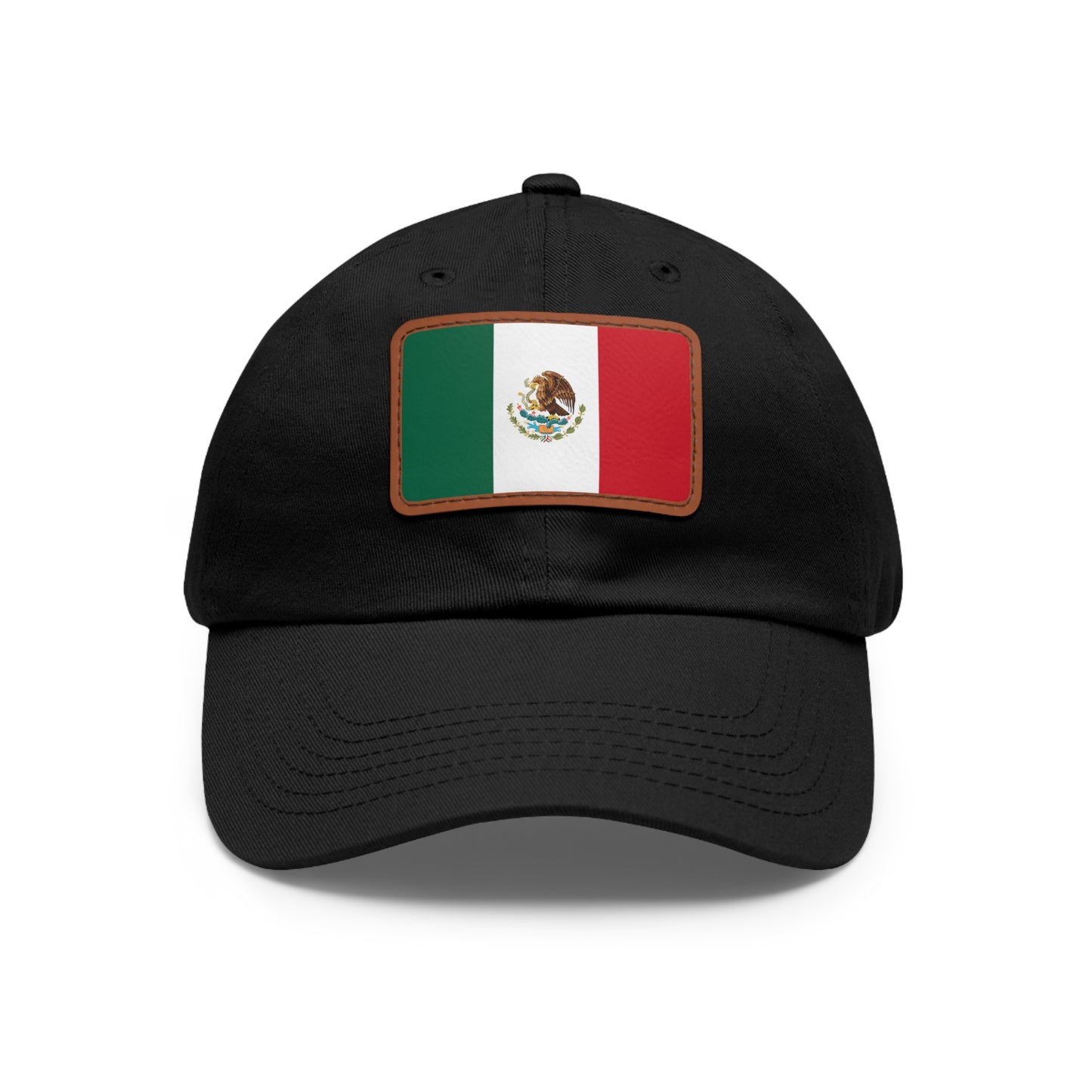 Mexico Leather Patch Hat
