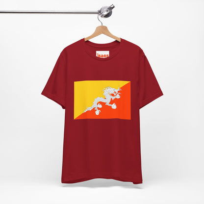 Bhutan Flag on T-shirt