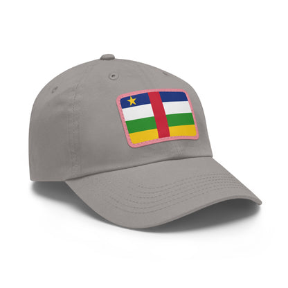 Central African Republic Leather Patch Hat