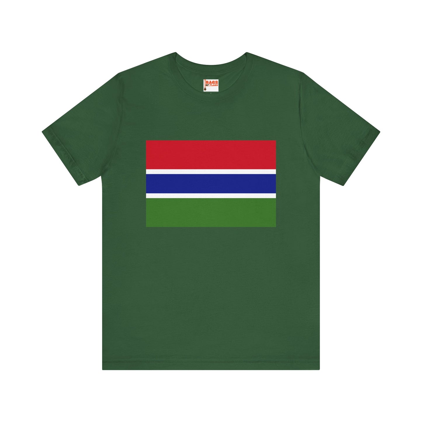 The Gambia Flag on T-shirt