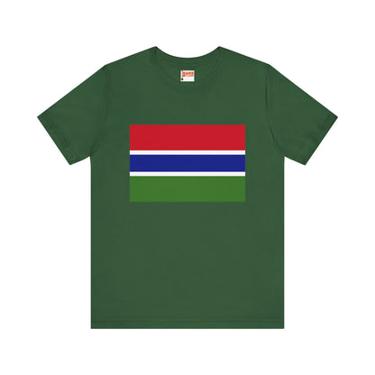 The Gambia Flag on T-shirt
