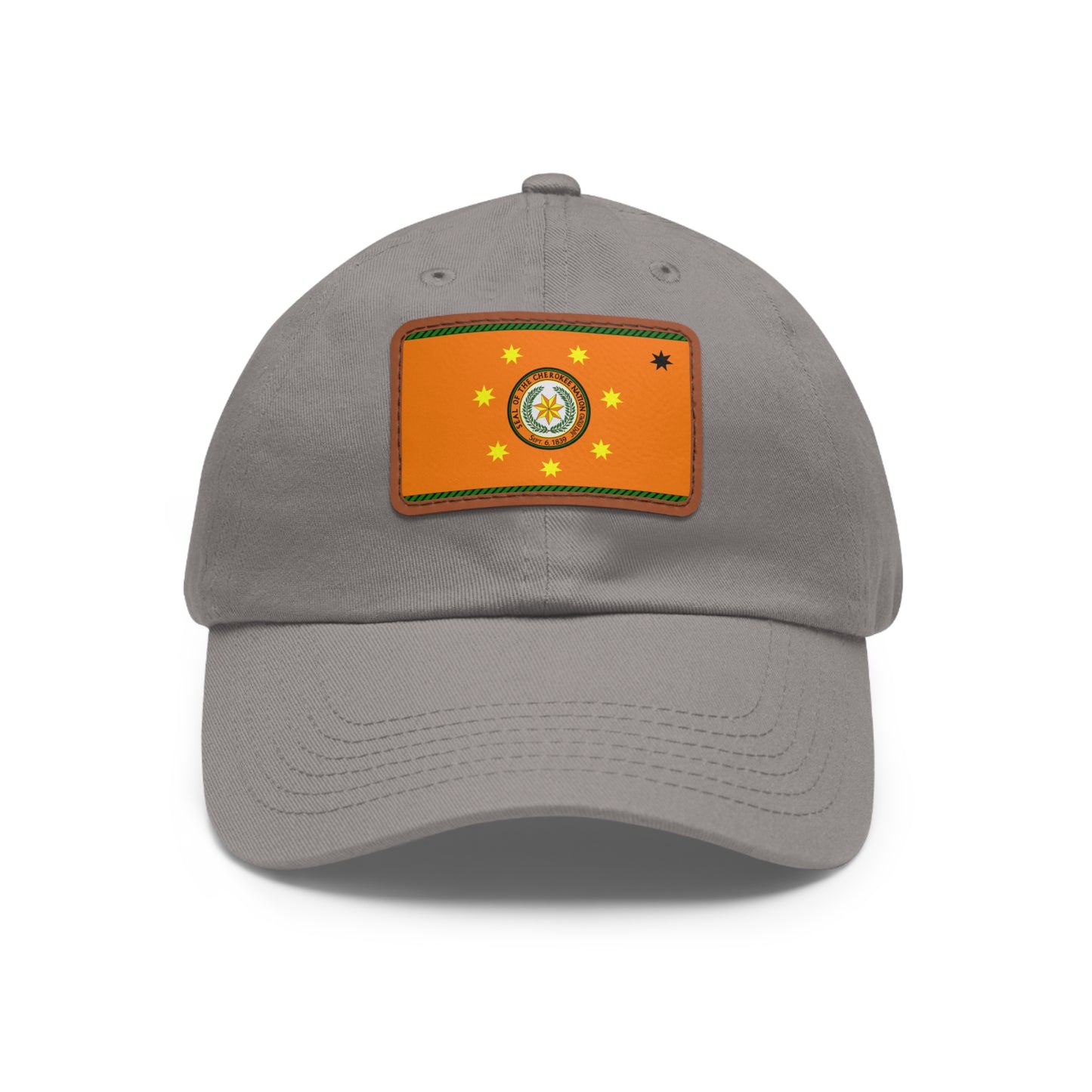 Cherokee Leather Patch Hat