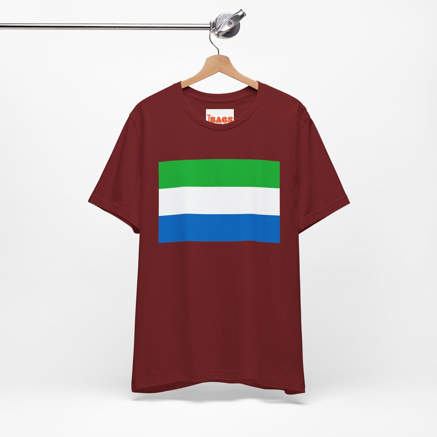 Sierra Leone Flag on T-shirt