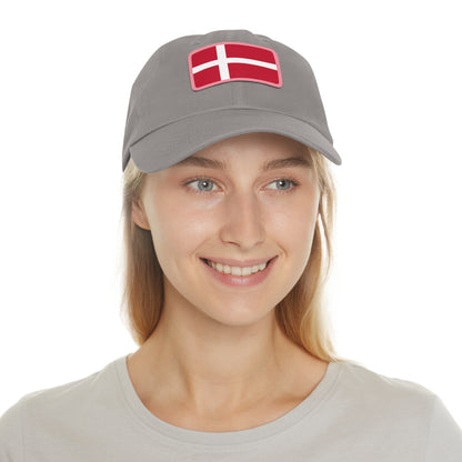 Denmark Leather Patch Hat