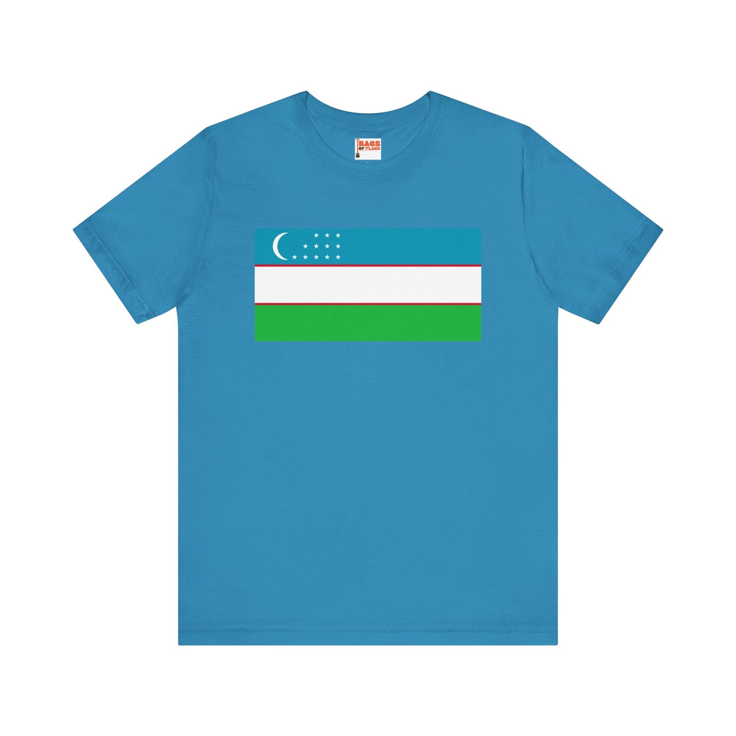 Uzbekistan Flag on T-shirt