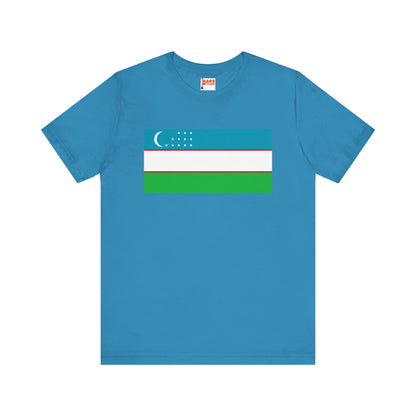 Uzbekistan Flag on T-shirt