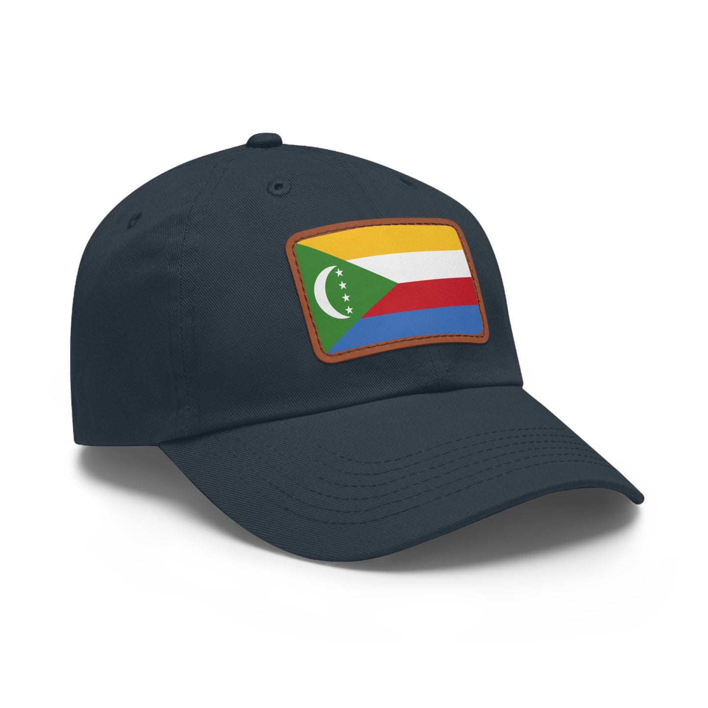 Comoros Leather Patch Hat