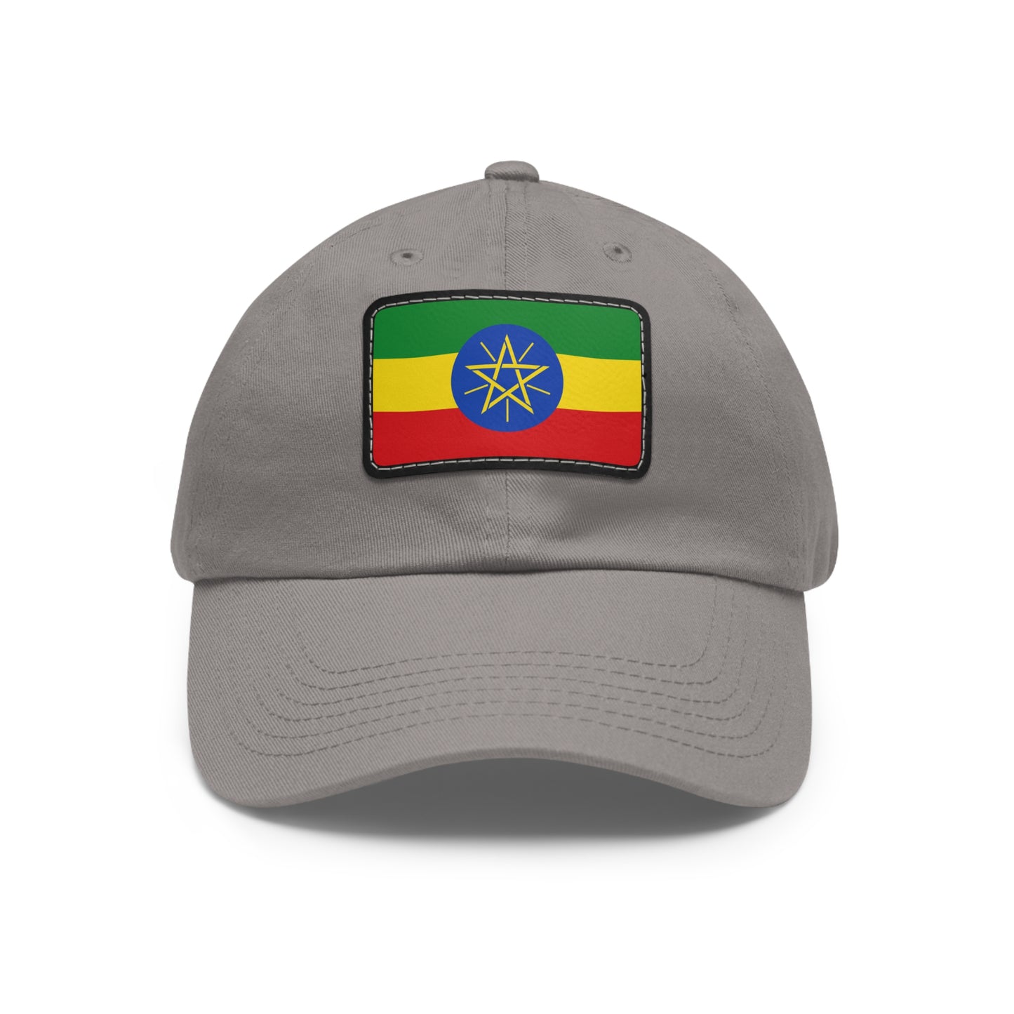 Ethiopia Leather Patch Hat