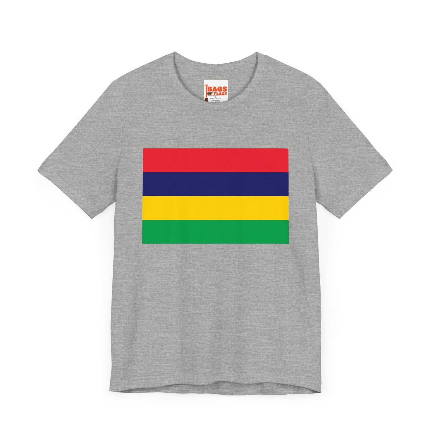 Mauritius Flag on T-shirt