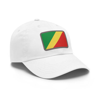 Republic of the Congo Leather Patch Hat