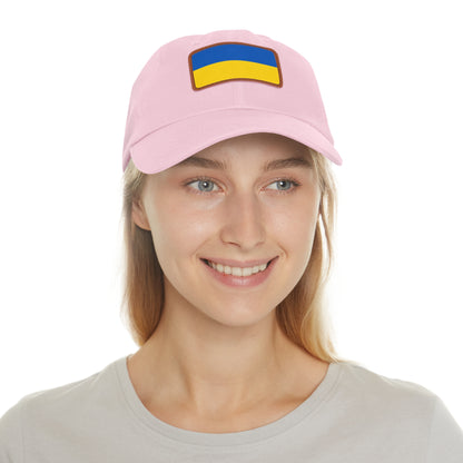 Ukraine Leather Patch Hat